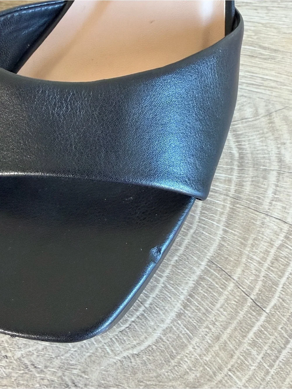 a new day Black Platform Ankle-Strap Sandals